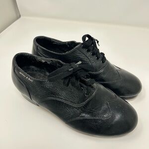 Miller & Ben tap shoes women’s 39w (8) genuine black leather